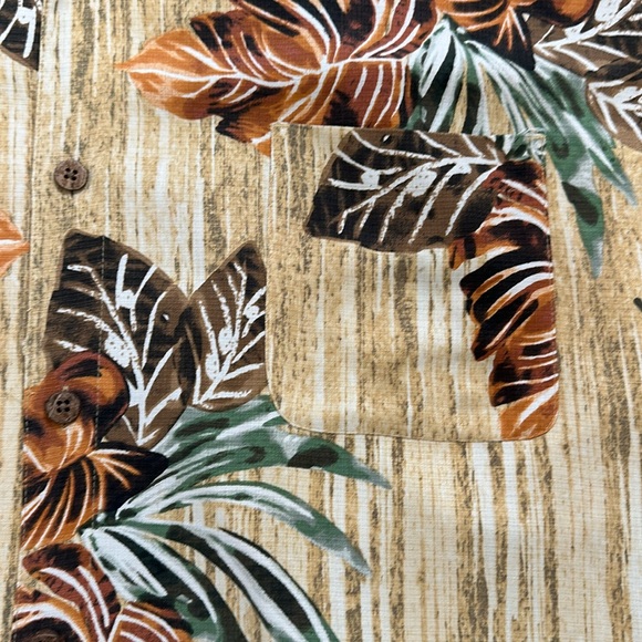 Island Shores Button Up Short Sleeve Shirt  Size XXL - Picture 3 of 8